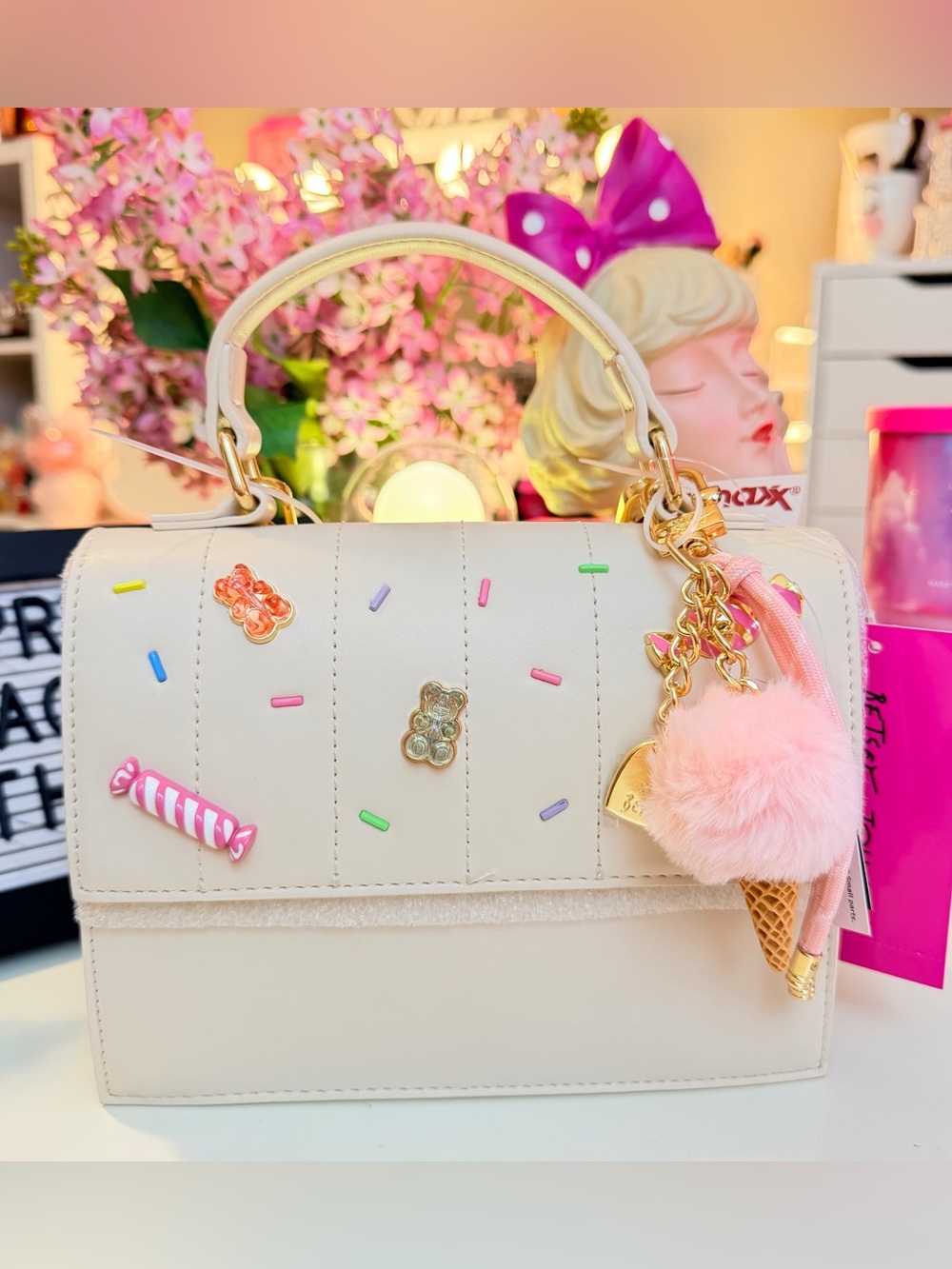 NWT Betsey Johnson XOMYLO2 Handbag Sweet Treats Gummy Bears - Sprinkles - Candy